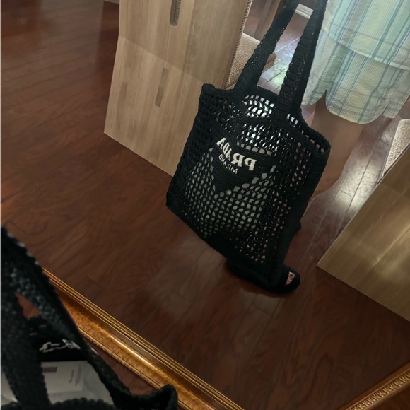 Prada Raffia Tote black - Picture 4 of 11
